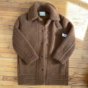 NWT - Aritzia - Wilfred Free - Teddy Long Jacket